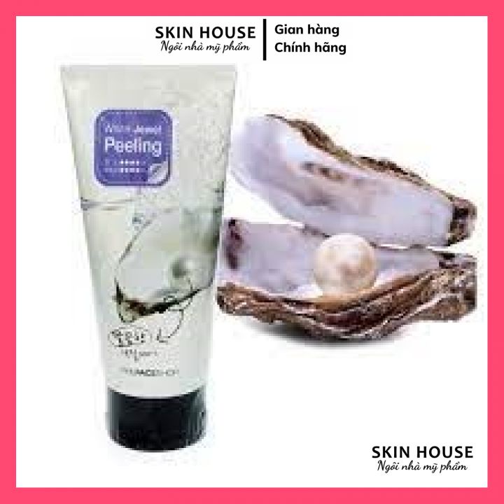 Tẩy tế bào chết ngọc trai the face shop TFS Smart White Jewel - Tẩy da chết ngọc trai trắng sáng TFS