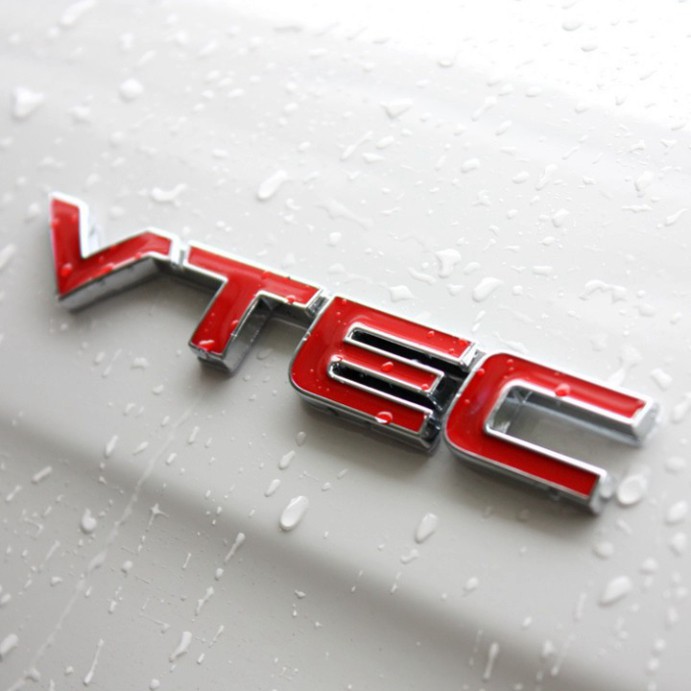 Sản Phẩm Decal tem chữ inox VTEC, IVTEC và 2.4 dán xe ô tô ..