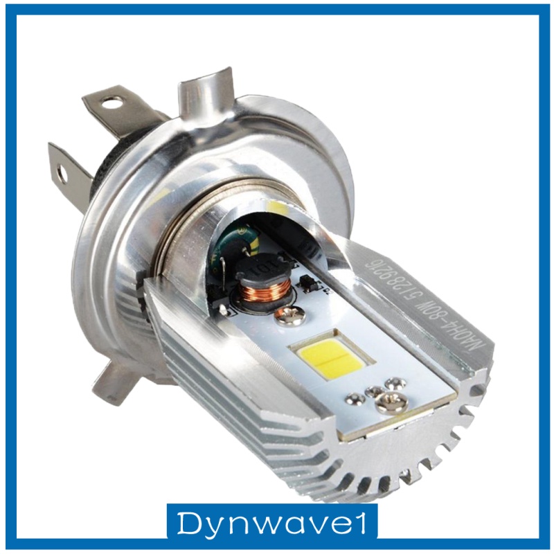 [DYNWAVE1]20W COB LED Hi/Lo Beam Motorcycle Head Light Front Headlight Bulb Lamp H4