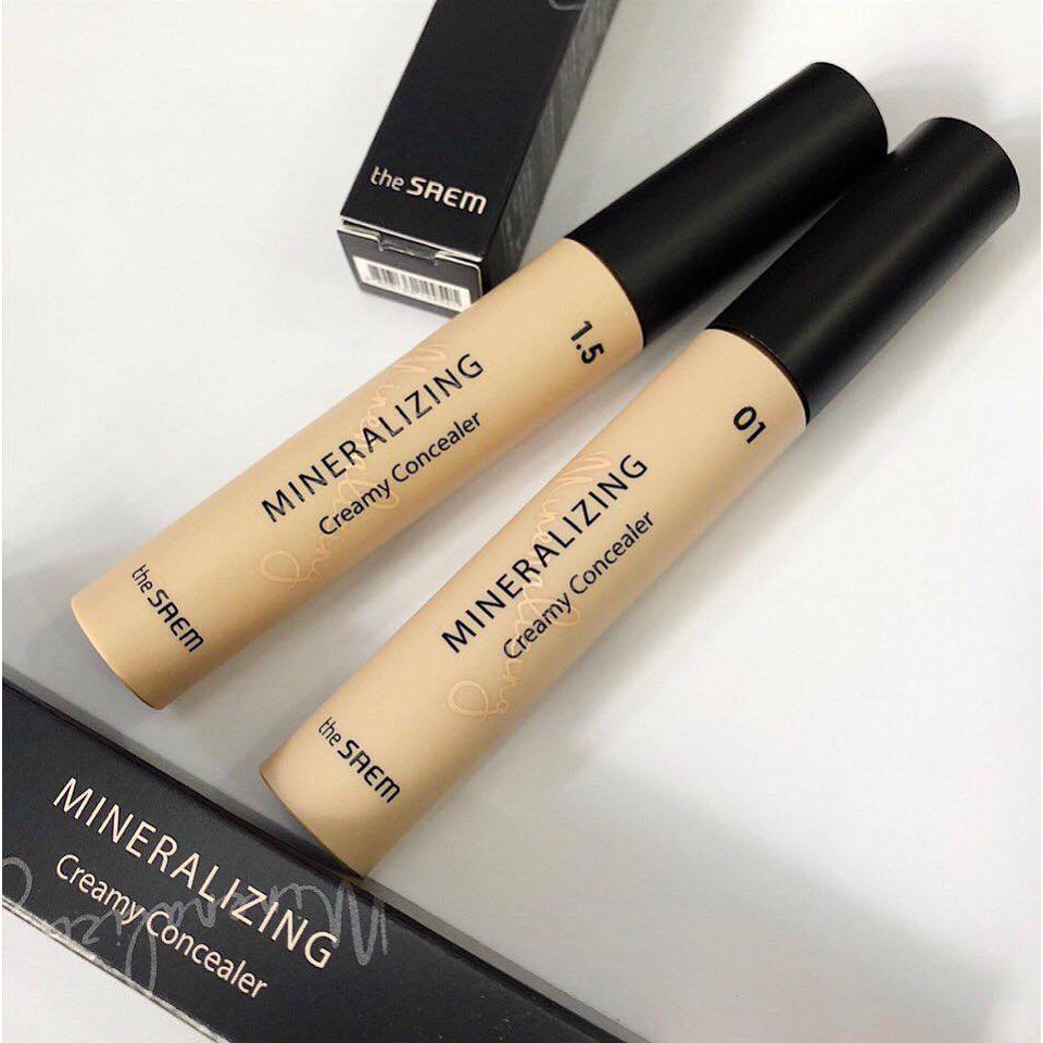 Che khuyết điểm The Saem - Mineralizing Creamy Concealer
