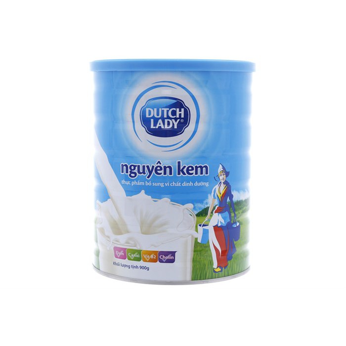 Sữa bột Dutch Lady nguyên kem lon 900g