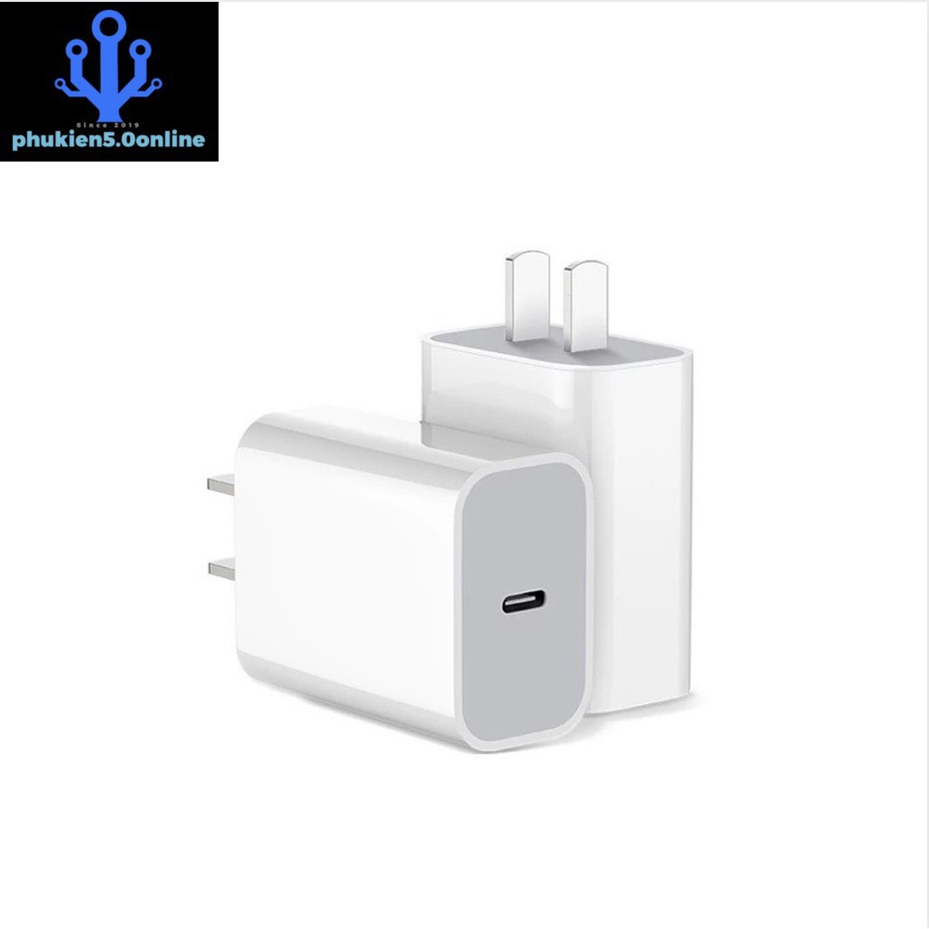 Bộ Củ Cáp Sạc Nhanh PD 20W iPhone/iPad Type C Lightning Chính Hãng - Tặng Kèm Bao Da - Bảo Hành 24 Tháng 1 Đổi 1