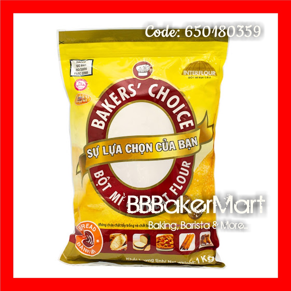 CHOICE 13 - Bột mì Bakers' Choice số 13 (BỘT LÀM BÁNH MÌ) - 1kg