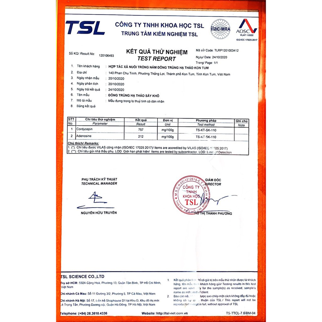 Đông Trùng Hạ Thảo Sấy Thăng Hoa - Hộp 10G - Vương Khang Thảo -Hàng Chính Hãng - Đông Trùng Hạ Thảo KON TUM | BigBuy360 - bigbuy360.vn