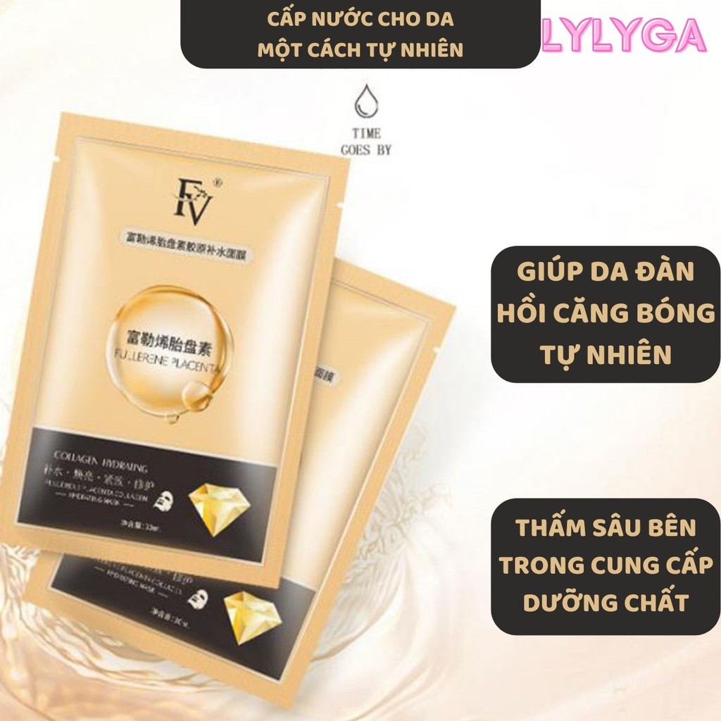 Mặt nạ Kim Cương FV COLLAGEN HYDRATING nội địa Trung. công thức Hàn Quốc Dưỡng trắng da sáng da HỘP 5 cái MN07