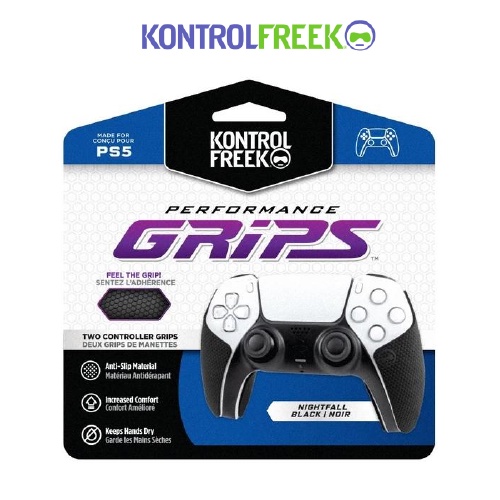 Vỏ bọc cao cấp dành cho tay cầm chơi game KontrolFreek PS5 - Đen