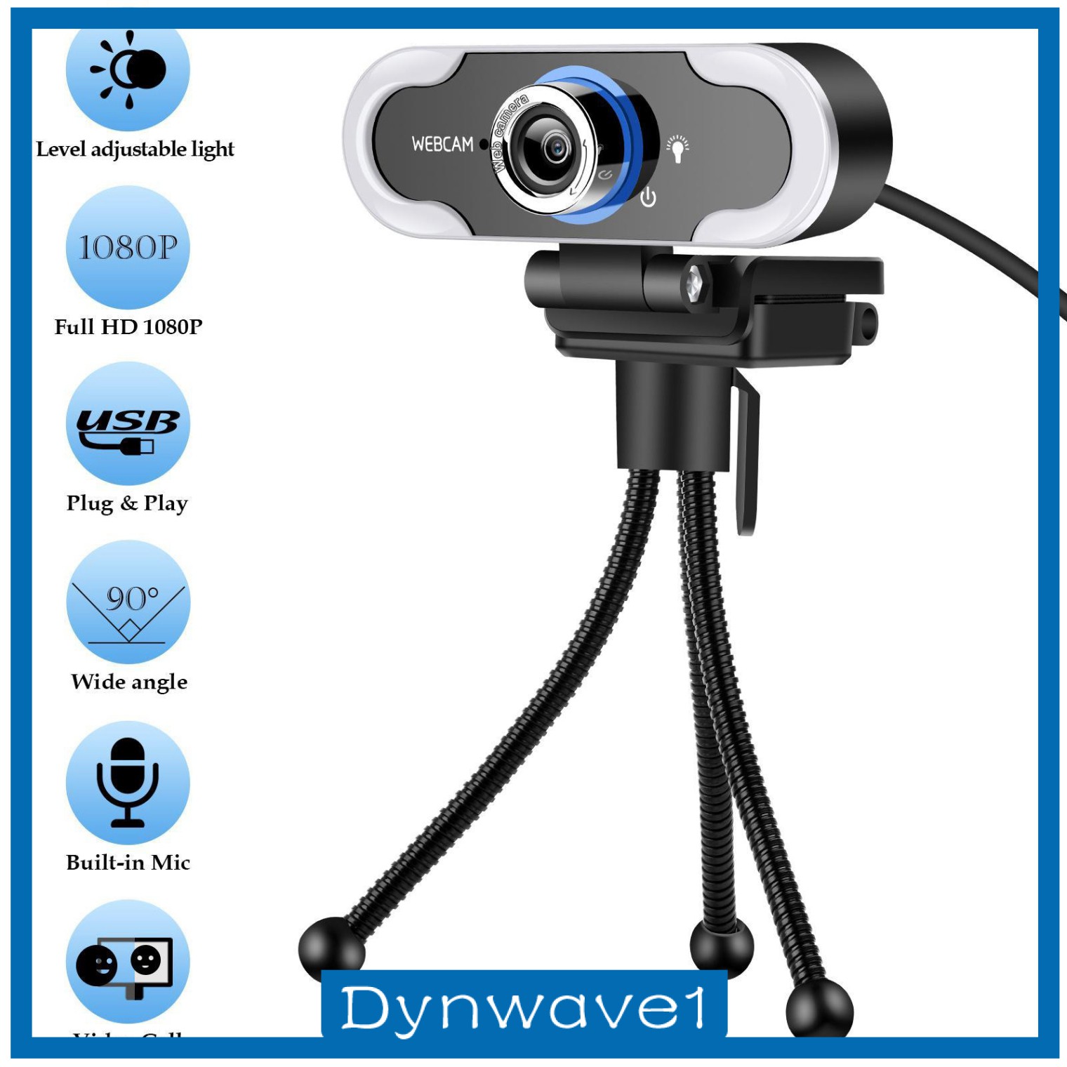 Webcam Camera 1080p 2mp Hd Cổng Usb 2.0 Kèm Micro Cho Máy Tính | BigBuy360 - bigbuy360.vn