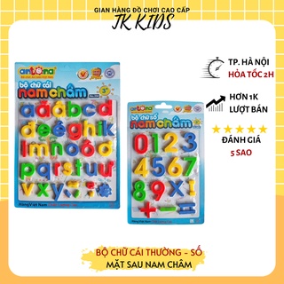 Bộ chữ nam châm và chữ số nam châm Antona từ nhựa an toàn dạy bé học