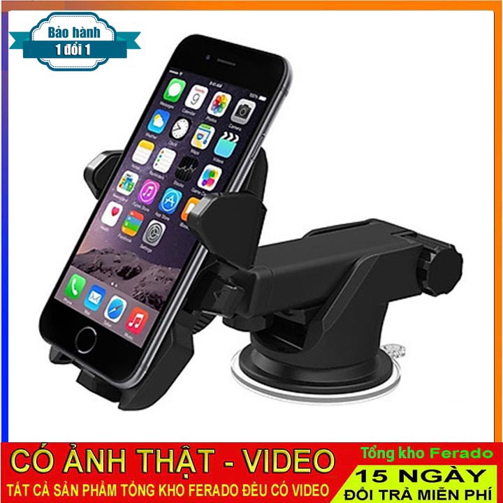 Giá đỡ kẹp điện thoại trên ô tô kéo dài, thu hẹp