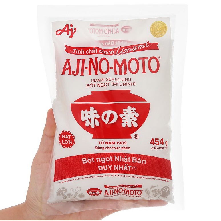 Bột ngọt (mì chính) Ajinomoto, gói 454g