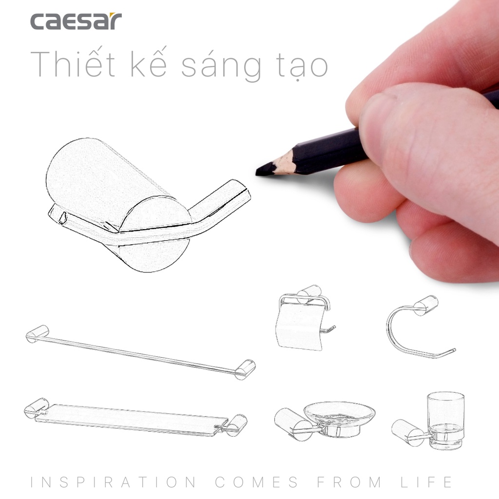 Móc Treo Áo Inox CAESAR - Q8307