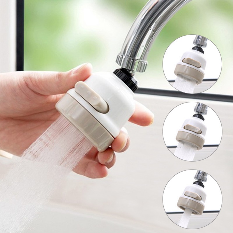 Đầu vòi lọc nước tăng áp 3 chế độ phun cho vòi bồn rửa chén