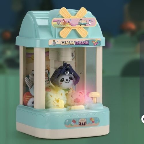 Đồ chơi máy gắp thú bông mini cho bé, có nhạc đèn siêu vui nhộn (BBTOYS: 69)