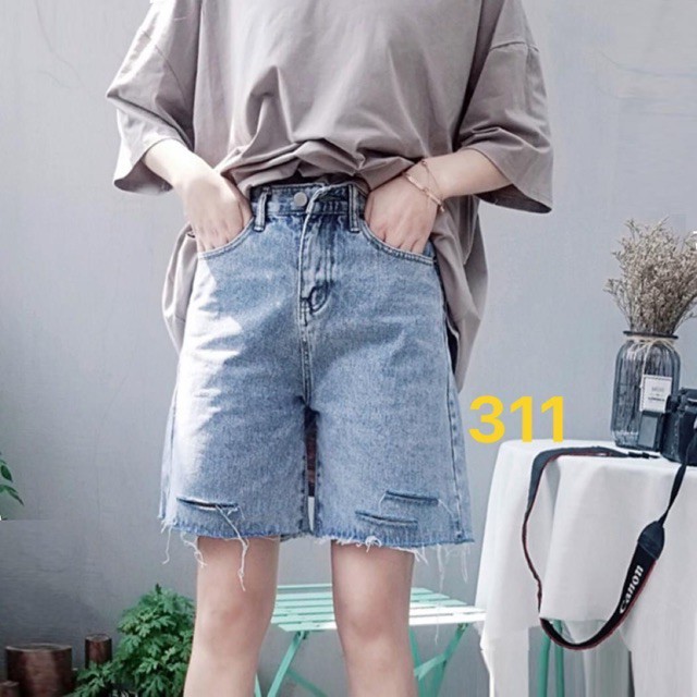 Thời Trang Nữ BÁN SỈ QUẦN SHORT JEAN NGỐ RÁCH 3 RẠCH M901 CHO NỮ  Phương Linh Shop