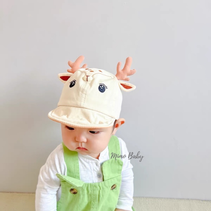 Mũ nón lưỡi trai hình chú nai dễ thương cho bé MH119 Mimo Baby