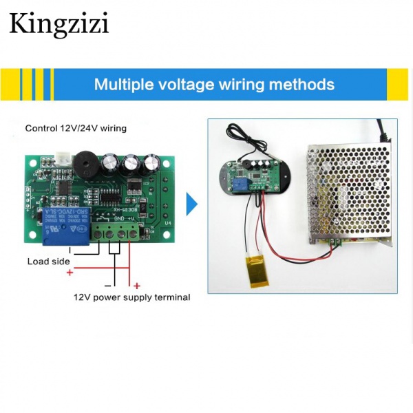 Công Tắc Điều Chỉnh Nhiệt Độ Màn Hình Kỹ Thuật Số XH-W1308 DC 12V