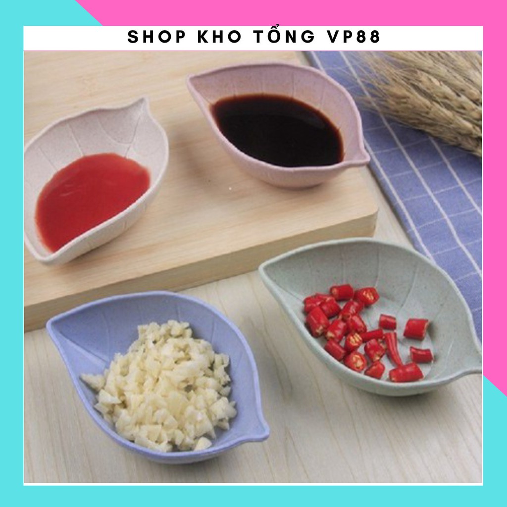 ĐĨA ĐỰNG GIA VỊ BẰNG LÚA MẠCH NHIỀU MÀU-1452-KHO TỔNG