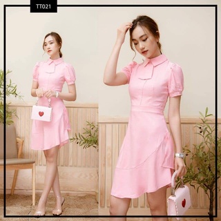 Đầm hồng của Muse By chang chang size S hoặc xs