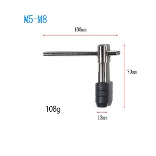 [ 1 CÁI ] TAY QUAY TARO KẸP MŨI TARO TỪ M5 - M8 - TH 590