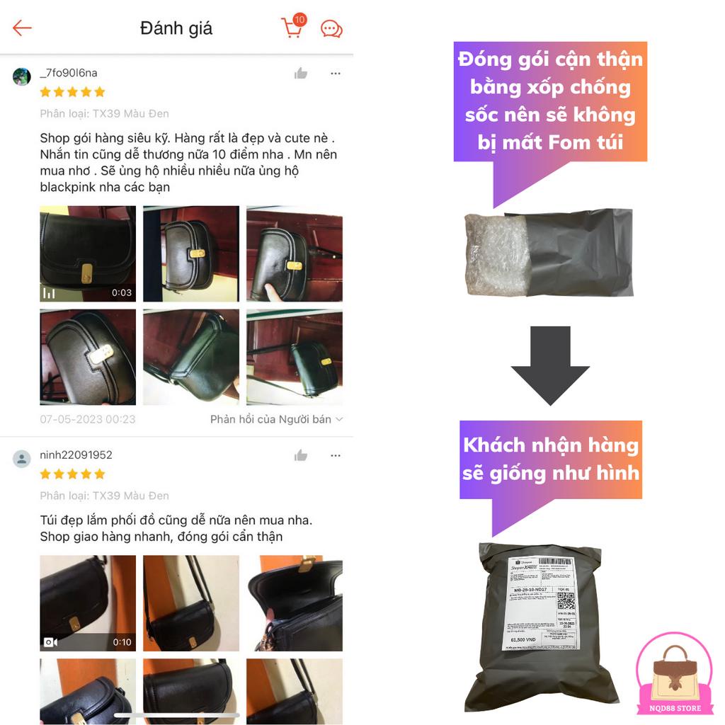 Túi xách nữ Túi đeo chéo đeo vai da trơn khoá xoay phong cách trẻ trung TX39