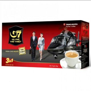 Cà phê Trung Nguyên G7 3 in 1 hộp 21 gói x 16g