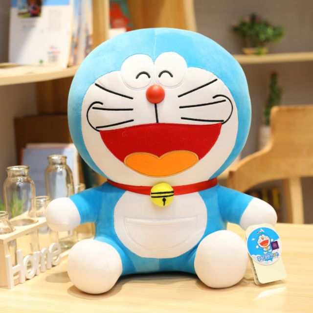 GẤU BÔNG MON DORAEMON 23CM LÔNG NHUNG MỀM MỊN, Quà tặng handmade - lưu niệm