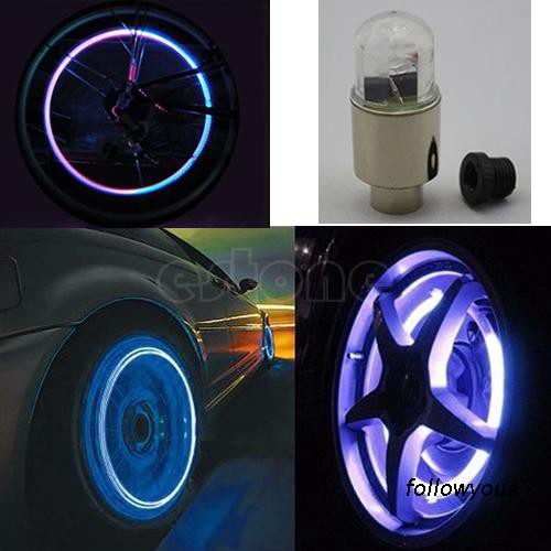 Đèn Led Gắn Van Bánh Xe Đạp / Mô Tô / Xe Hơi / Xe Máy / Xe Đạp Tiện Dụng