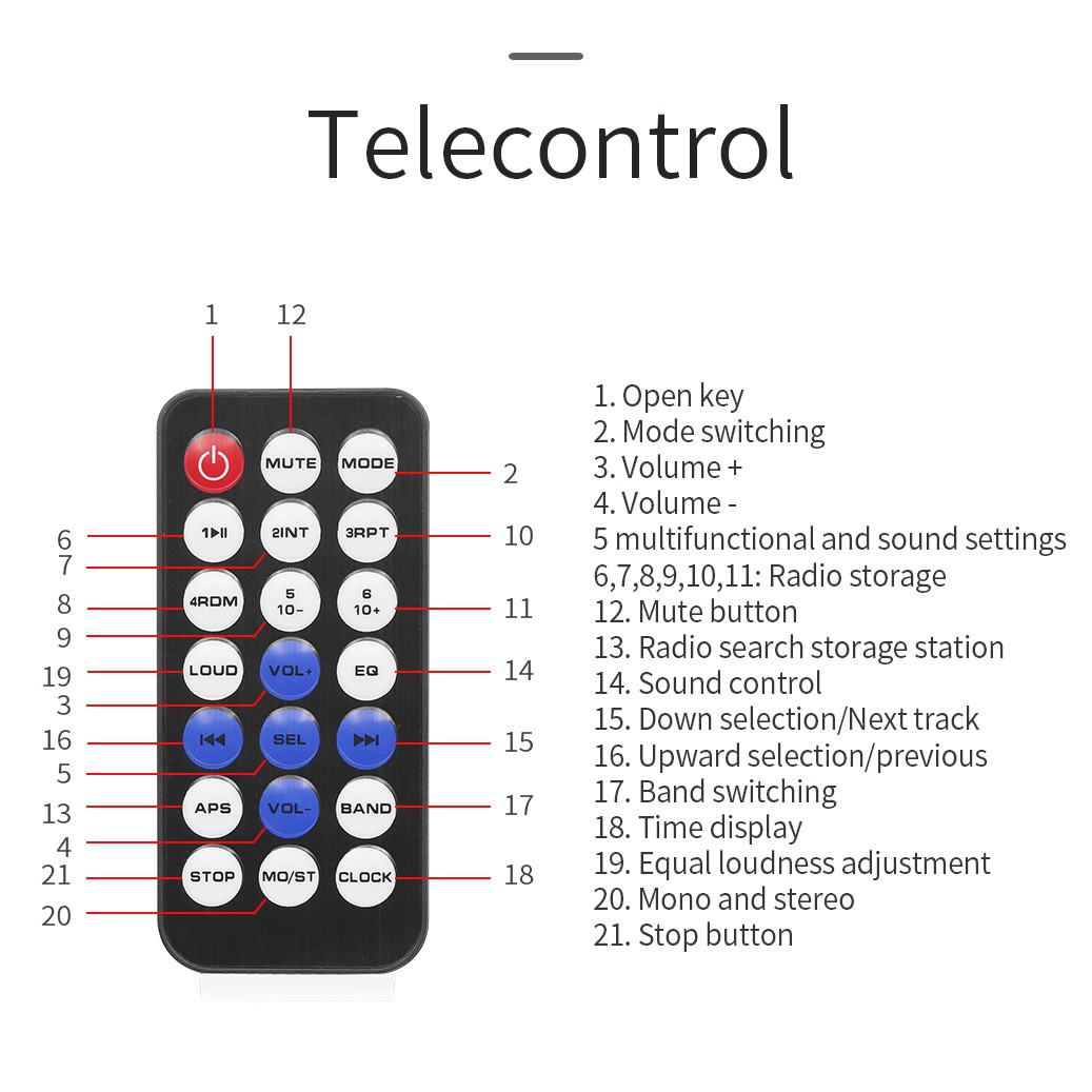 Đầu Máy Nghe Nhạc Bluetooth 12v 1din Cho Xe Ô Tô