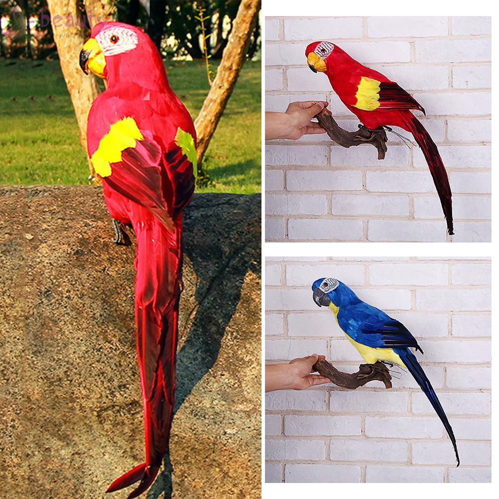 Chú Vẹt Giả Trang Trí Giáng Sinh 45cm