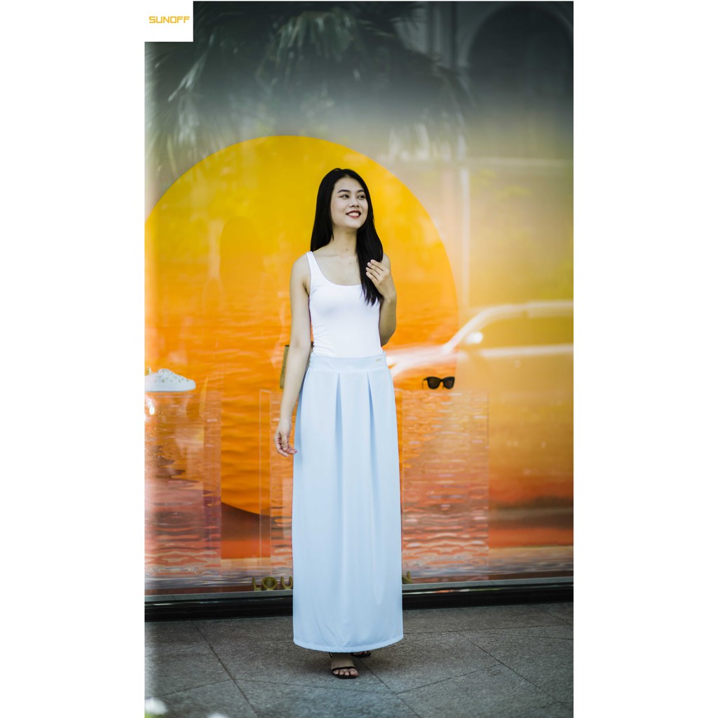 Váy Chống Nắng/Vải Ceramic Silk Ngăn Nhiệt: SUNCOOLING+