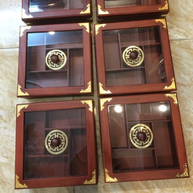 hộp gỗ Tết