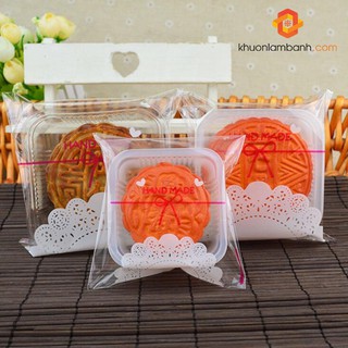 Bộ 100 khay túi dán trung thu Handmade 100g | 200g | 250g | 300g