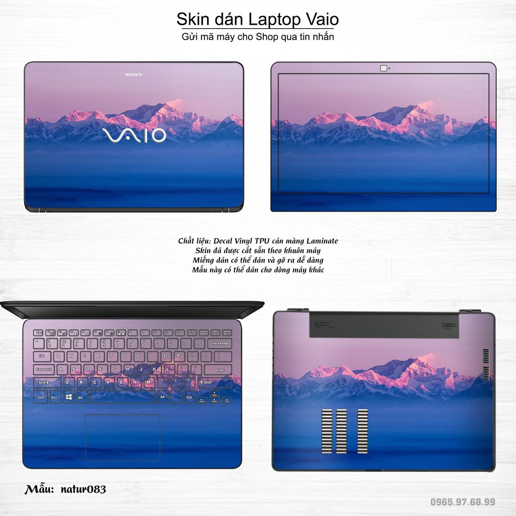 Skin dán Laptop Sony Vaio in hình thiên nhiên nhiều mẫu 4 (inbox mã máy cho Shop)