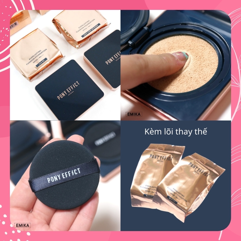 Phấn Nước Pony Effect Everlasting Cushion Foundation SPF 50+/PA+++