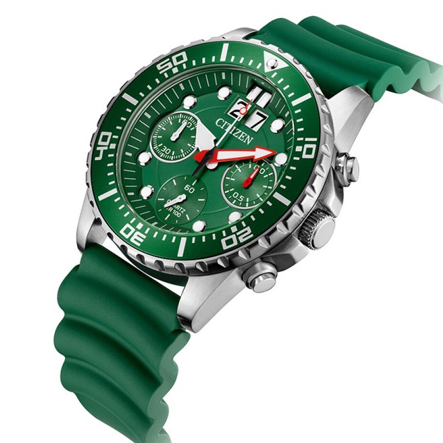 Đồng Hồ Nam Citizen Dây Cao Su AI7009-11X - Mặt Xanh