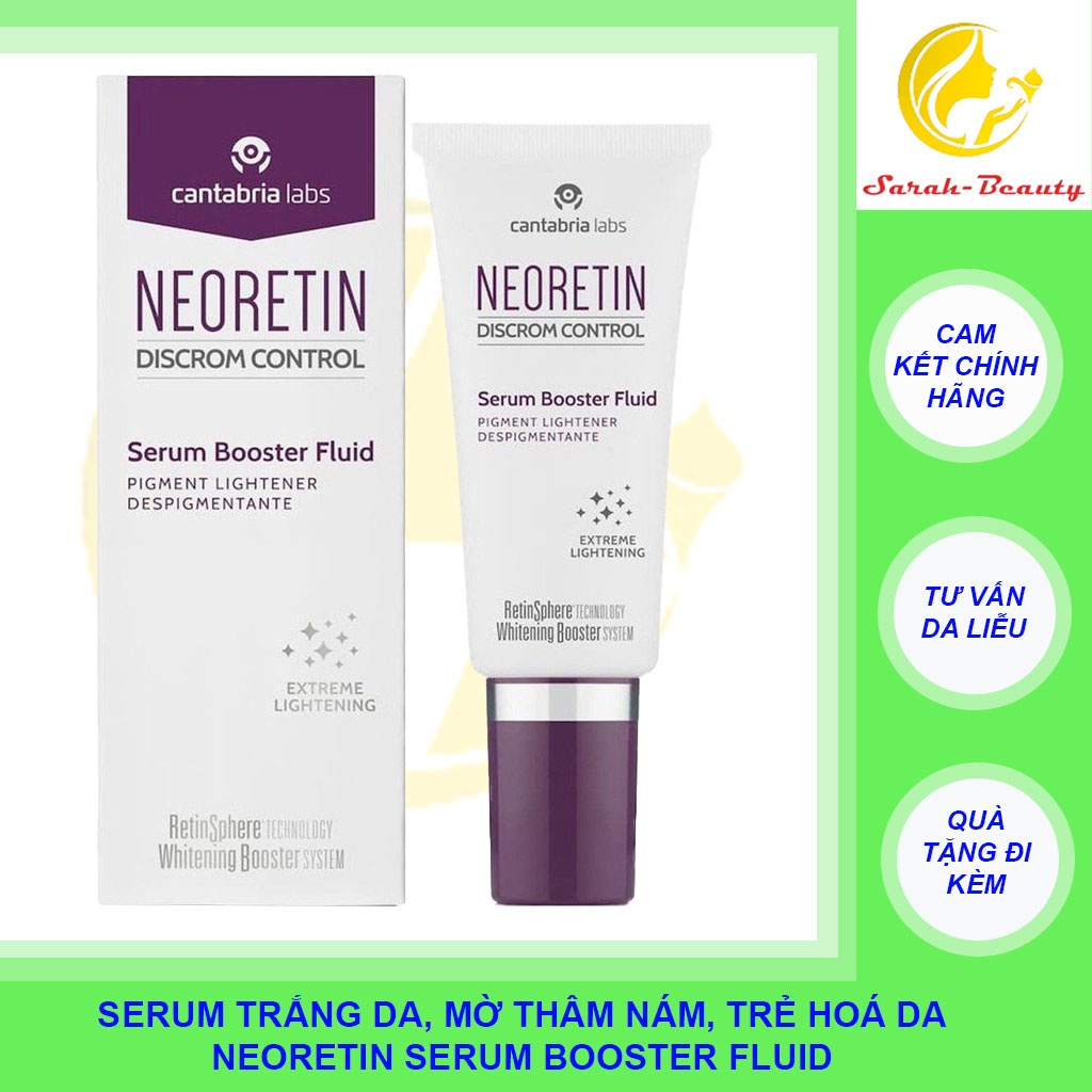 [CHÍNH HÃNG]Serum giảm thâm nám Neoretin Discrom Control Skin Whitening Serum Booster Fluid 30ml