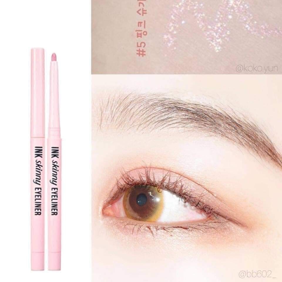 Chì Kẻ Mắt Peripera Ink Skinny Eyeliner - 05 Pink Sugar