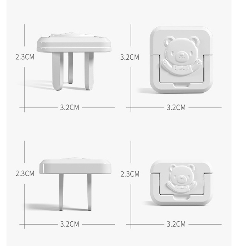Electric Anti Shock Plugs Protector Cover / EU Power Socket Electrical Outlet Covers  / Baby Kids Child Safety Guard Protection With Hidden Pull Handle