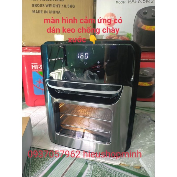 nồi chiên không dầu rapido 12lít ( hàng chính hãng)BH 12 tháng