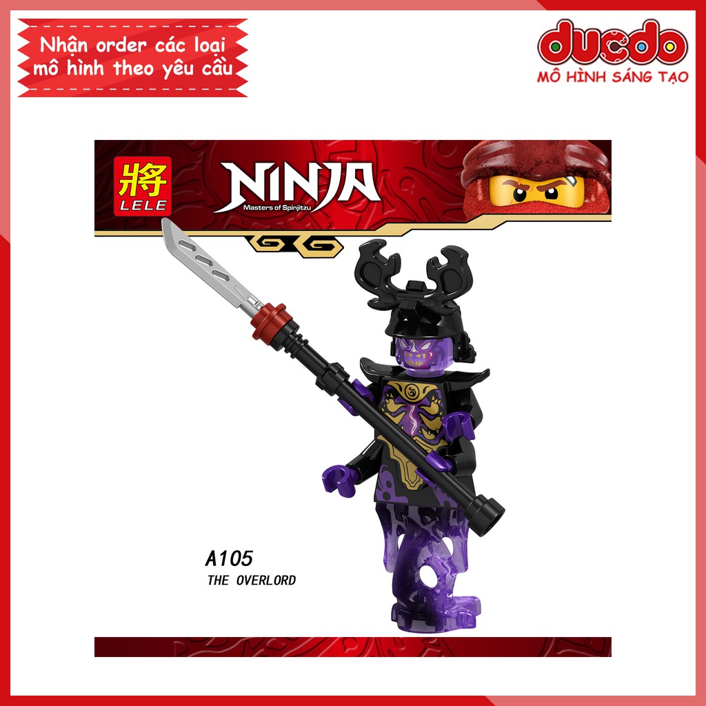 Minifigures các nhân vật Ninjago - Đồ chơi Lắp ghép Xếp hình Mini Mô hình Ninja LeLe A098-A105