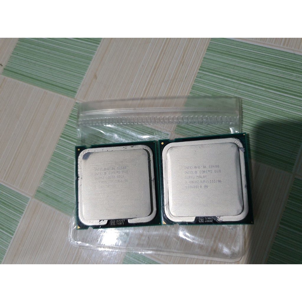 CPU E7500, E8400