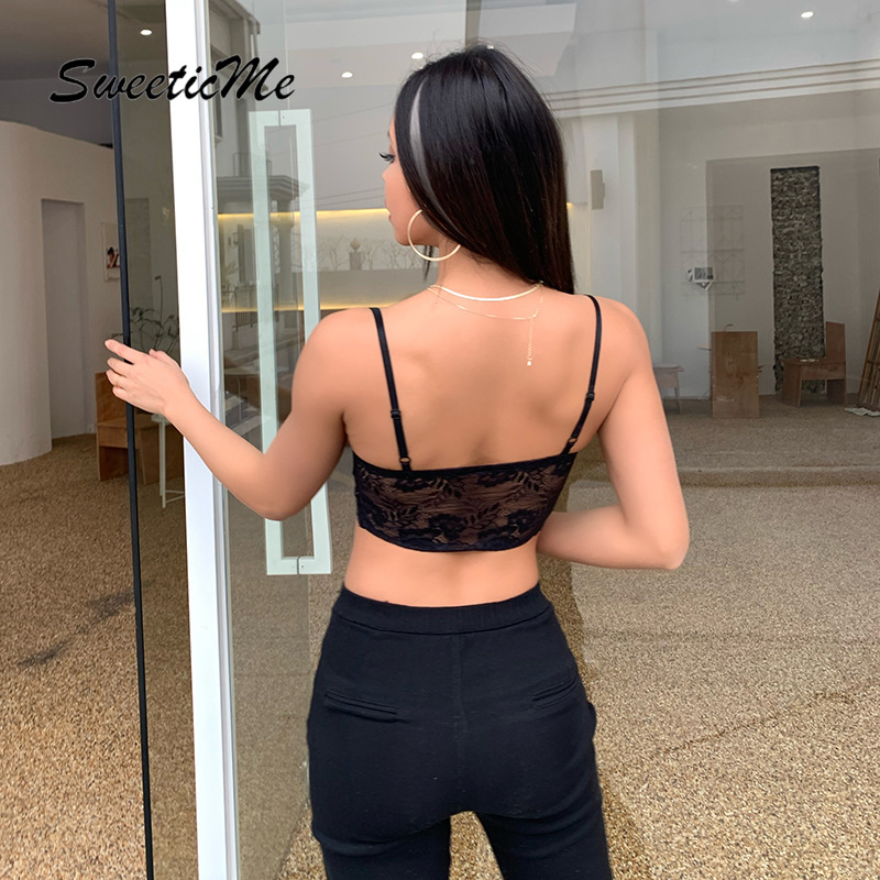 Áo Hai Dây Phối Ren Eo Mỏng Hở Lưng Quyến Rũ Phong Cách Mới 2021 Cho Nữ | BigBuy360 - bigbuy360.vn