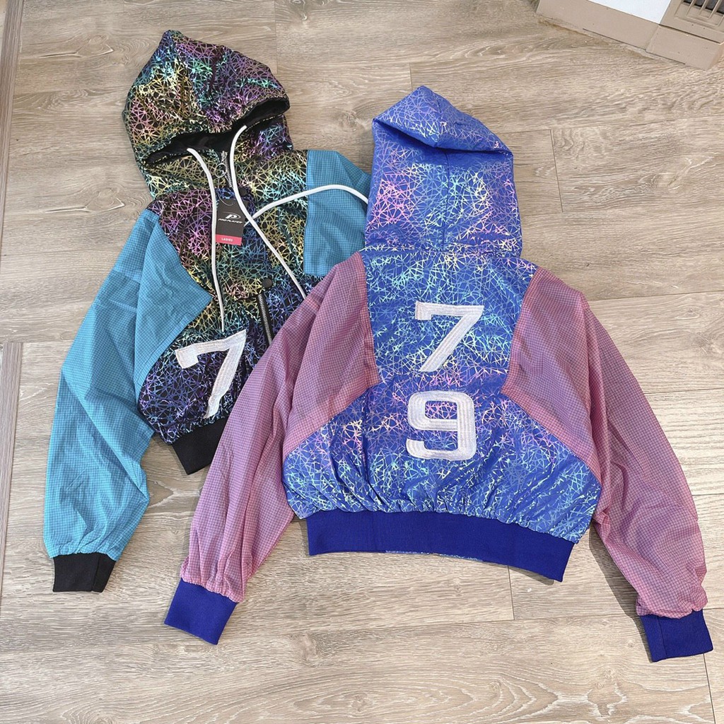 Áo khoác nhẹ nữ áo khoác dù bóng 3d kim tuyến 2 lớp cao cấp freesize dưới 60kg | BigBuy360 - bigbuy360.vn