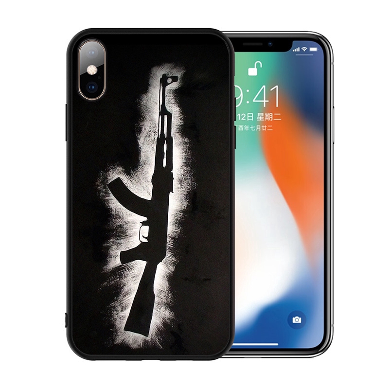 Ốp Lưng Họa Tiết Hình Đạn Độc Đáo Cho Iphone Xs Max Xr X 5s 6s 7 8 Plus