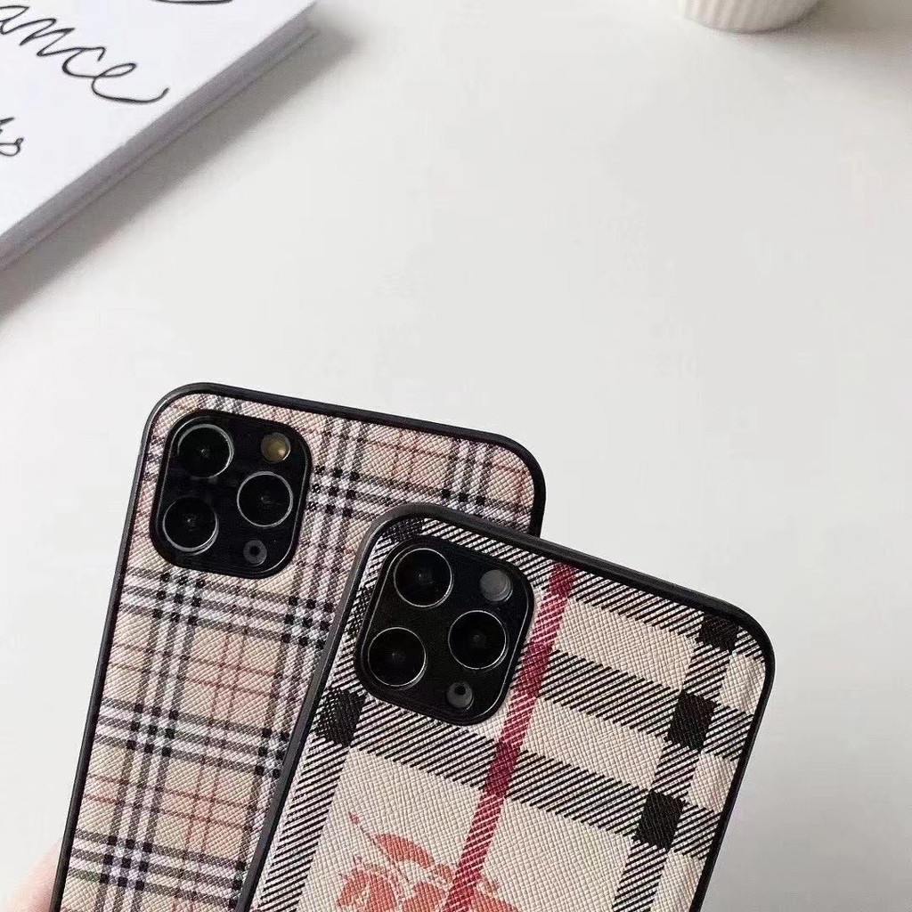 Burberry Ốp Lưng in Họa Tiết Dành Cho Điện Thoại iphone 13 14 12promax 11 11pro max xr xsmax ix i8plus i7