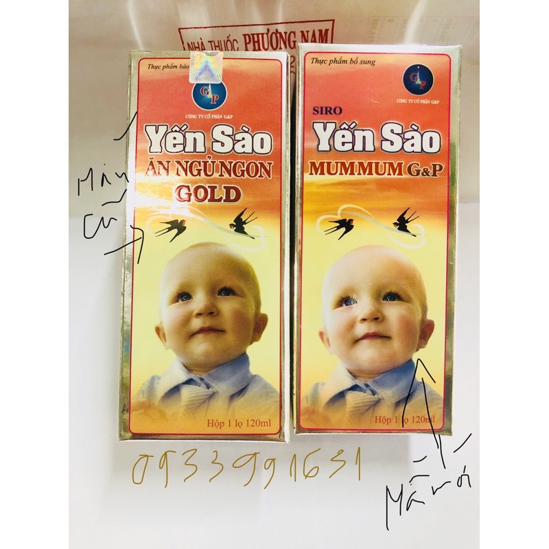 Siro yến xào ăn ngủ ngon gold (chai 120ml)