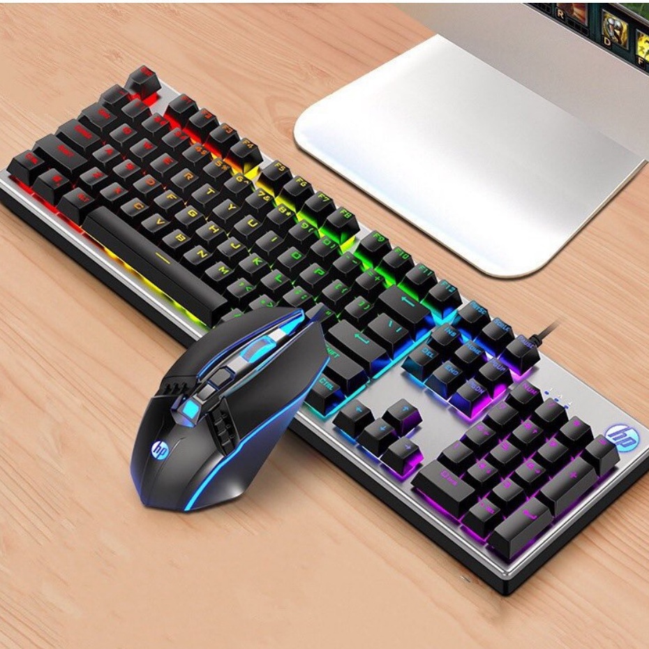 Bàn Phím Cơ HP K500, Bàn Phím Máy Tính Gaming cao cấp HP Đa Chức Năng - LED 7 Màu, 5 Hiệu Ứng Tuyệt Đẹp ,BH 12 Tháng