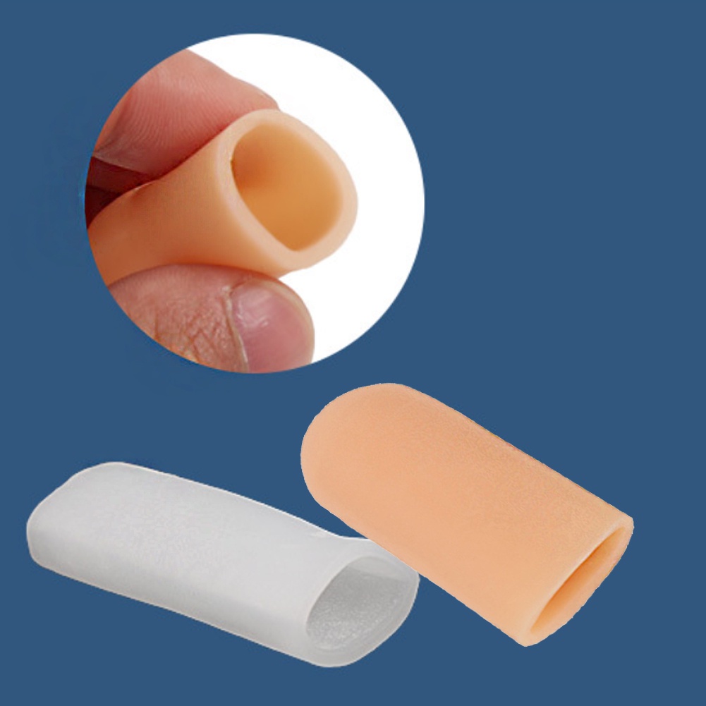Set 2 Vỏ Bọc Ngón Chân Bằng Silicon Gel Giúp Giảm Đau Hiệu Quả