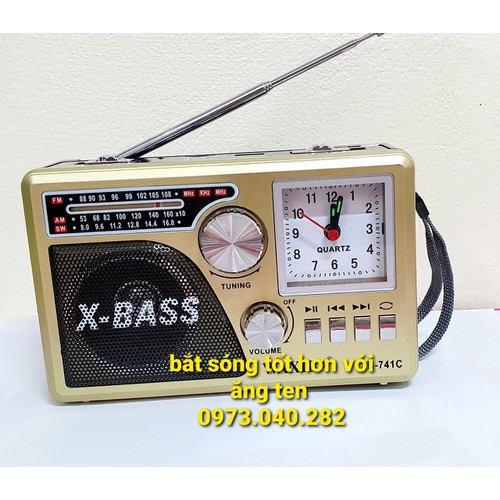 loa đài nghe fm nghe nhạc mp3 cực tiện lợi