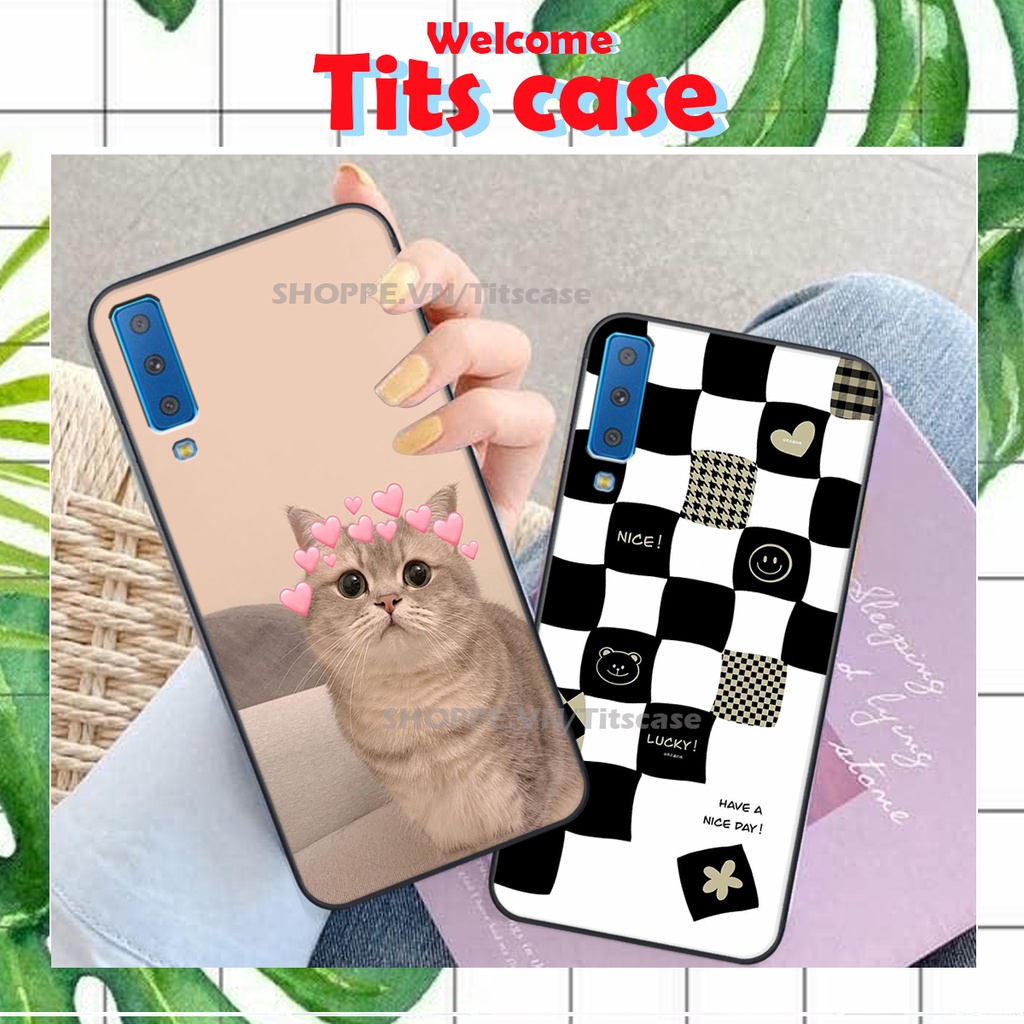 Ốp lưng Samsung Galaxy A7 2018 in hình GẤU K@WS- BE@R COOL-CỰC XINH-RẺ-BỂN -ĐẸP